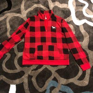 Victoria Secret Pink plaid pullover